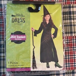 Kids Witch Costume - Black